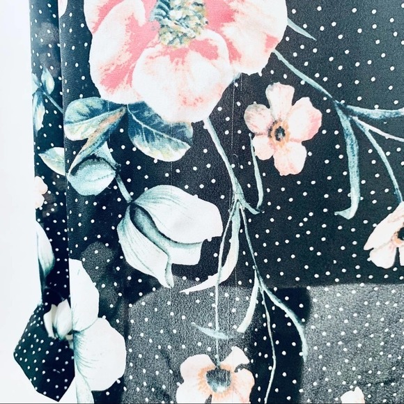 SPENSE Long Sleeve Sheer Floral Blouse Large - Picture 13 of 15